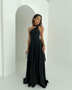 Wieczorowa sukienka Maxi Wiktoria studniówka  cekiny ozdobne plecy 32,34.36.38.40