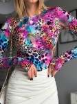 Bawełniana bluzka podwójny materiał marina SMLXL  - Butik damski Szyk i Styl