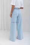 Spodnie jeansowe szerokie sempre Angel baby blue dzwony - Butik damski Szyk i Styl