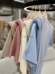 Bluzka dzianinowa Aurora sempre puder róż  - Butik damski Szyk i Styl