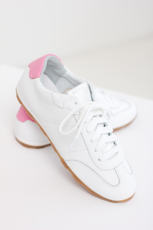 Buty sportowe adidasy damskie  biała sempre skóra naturlana - Butik damski Szyk i Styl