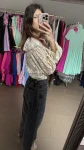 Koronkowa bluzka beż  - Butik damski Szyk i Styl
