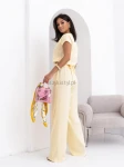 Komplet bluzka+szwedy luźne spodnie cytryna/żółty - Butik damski Szyk i Styl