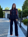 Komplet Amore Marina garnitur granat  - Butik damski Szyk i Styl