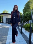 Komplet Amore Marina garnitur granat  - Butik damski Szyk i Styl